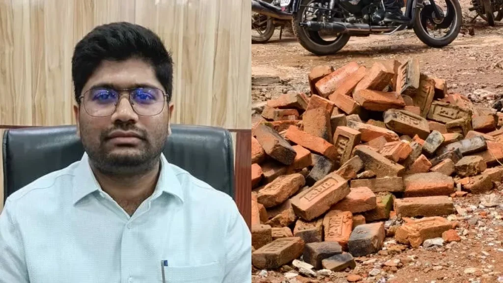 Munger News: DM Sir! How will an ‘A’ grade road be built using number 4 bricks