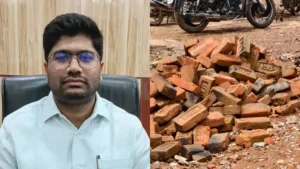Munger News: DM Sir! How will an ‘A’ grade road be built using number 4 bricks